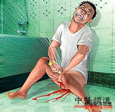 男子情人节前夕挥刀自宫 求救后反跳楼身亡